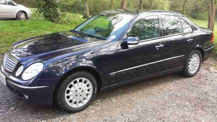 MERCEDES E CLASS W211 SALOON 2004 1.8 KOMPRESSOR AUTOMATIC ONE OWNER DARK BLUE