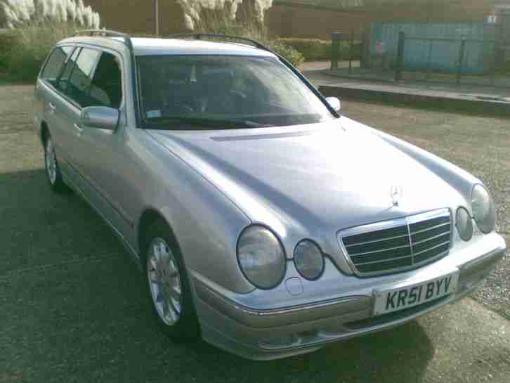 MERCEDES E200 Kompressor 2002 7 SEATS 64000 miles with FSH Spares or Repair