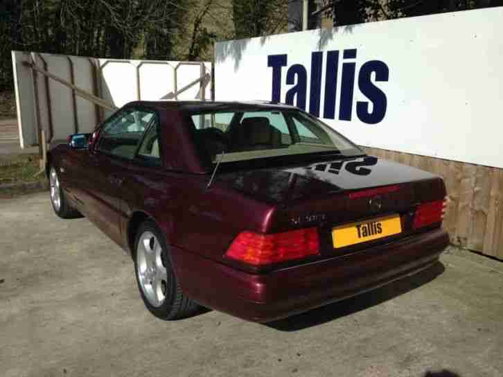 MERCEDES SL CLASS SL320 Convertible 1998 Petrol Automatic in Red