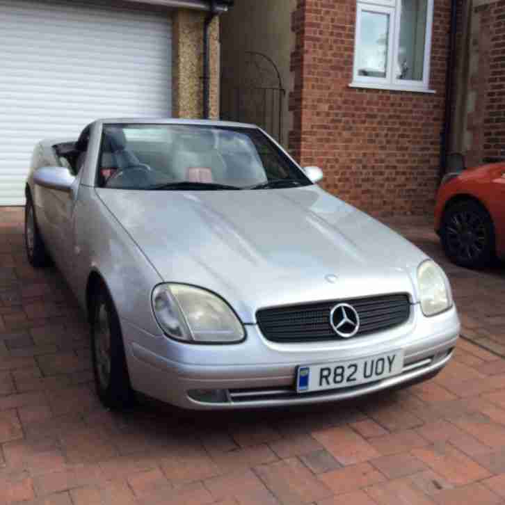 MERCEDES SLK 230 CONVERTIBLE KOMPRESSOR AUTO RED/BLACK LEATHER LOW MILAGE 64000