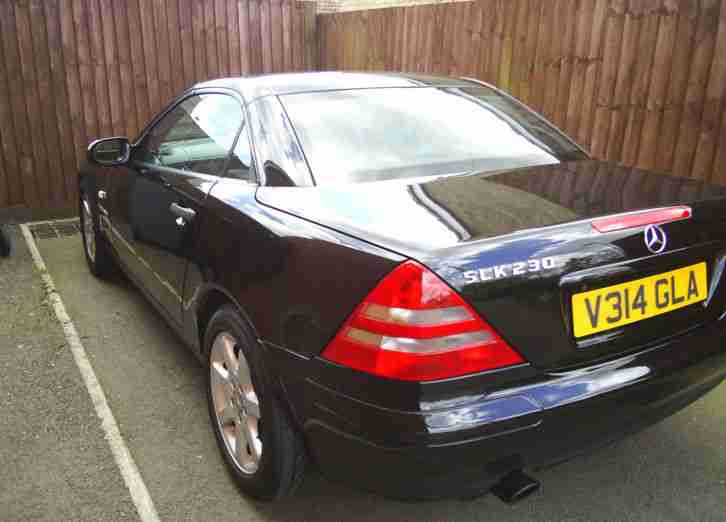 MERCEDES SLK 230 KOMPRESSOR AUTO SALOON.BLACK.1999 Vreg.