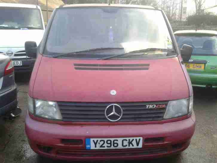 MERCEDES VITO 110 CDI TRAVELINER VAN 2.2 DIESEL SPARES REPAIRS GOOD SOLID ENGINE