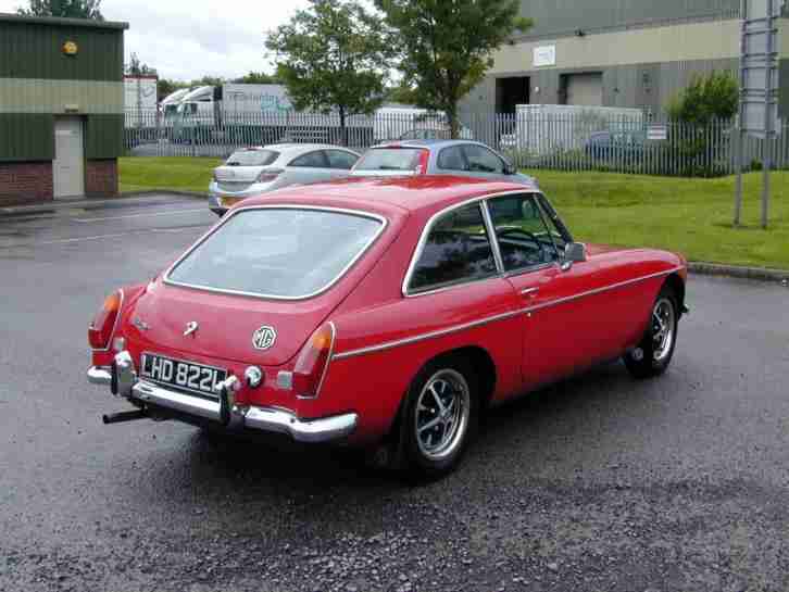 MG B GT CHROME BUMPER – HERITAGE SHELL RESTORED! - EXCEPTIONAL!