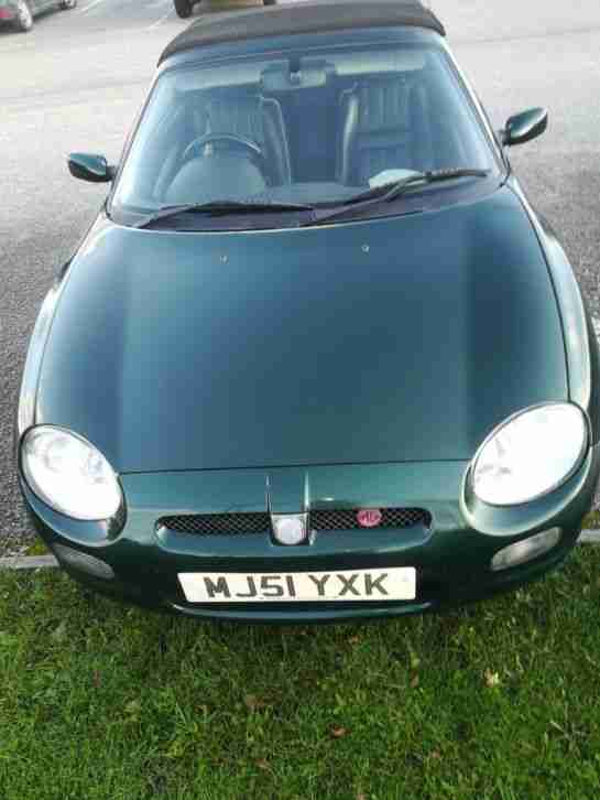 MG MGF 1.8i 2001 51 FSH Leather Alloys Racing Green