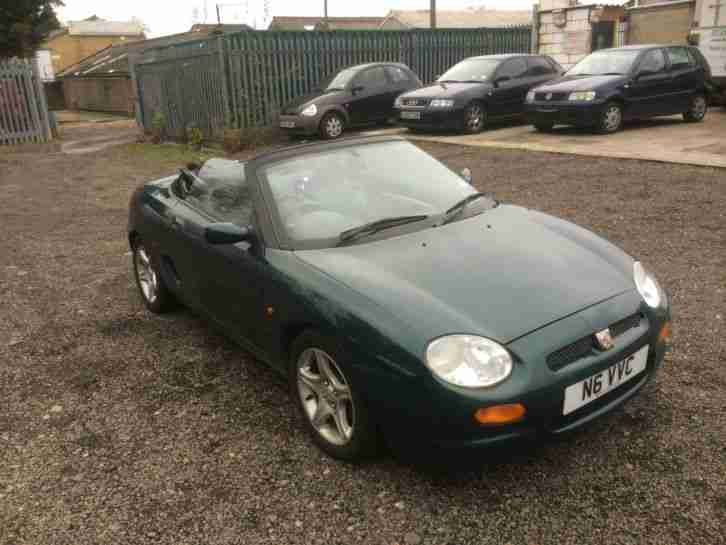 MG MGF,VVC,1.8,PETROL,1996,GREEN, CONVERTIBLE!!! SOFT TOP!! LONG MOT
