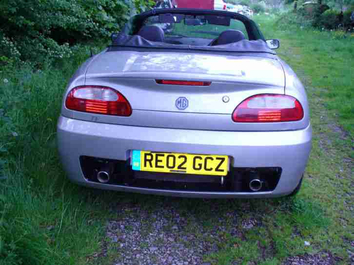 MG TF 2002 CONVERTIBLE IN SILVER