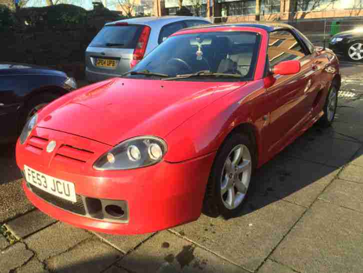 MG TF 53 PLATE STUNNING FERRARI RED WITH MOONSTONE HARDTOP LOVELY CLEAN CAR