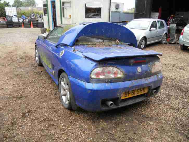 MG TF Convertible 1.8 2002 Blue BREAKING FOR SPARES - 5 Speed Gearbox