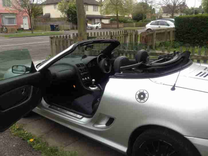 MG TF Sports Convertible 2 seater Silver Grey