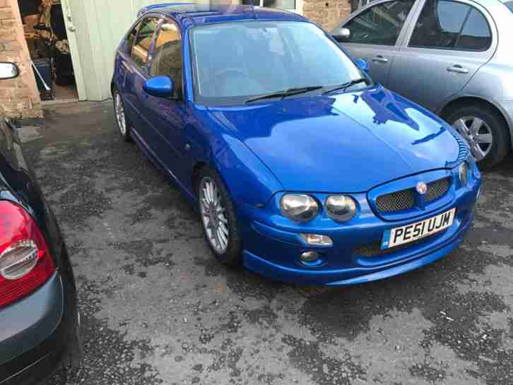 MG ZR 1.8 160 In Electric Blue with 101000