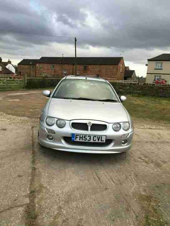 MG ZR160 Silver Car same owner last 11yrs