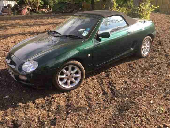 MGF GREEN 2001 MGB ROADSTER BLUE RED