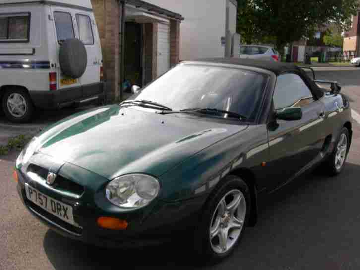 MGF VVC 1.8 1996 in Green 65.900 only 2 owners