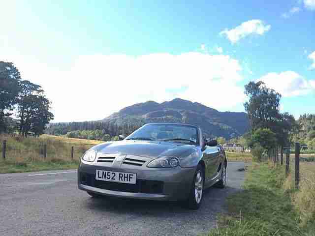 MGTF complete with matching hardtop