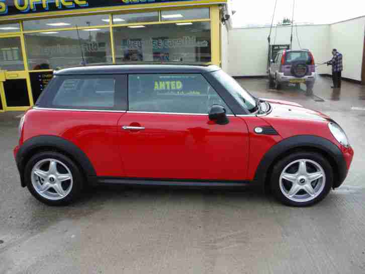 MINI COOPER 1.6 (120bhp) 2008 08 WITH ONLY 49,900 MILES FROM NEW