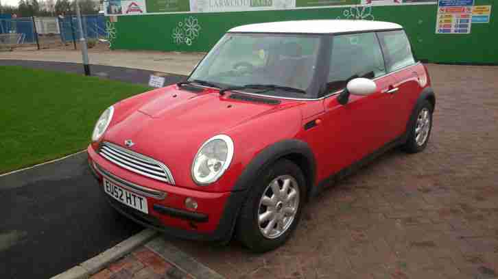 MINI COOPER RED 52 reg