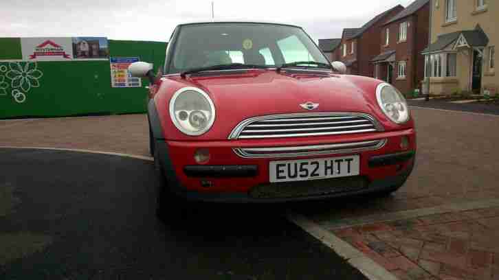 MINI COOPER RED 52 reg