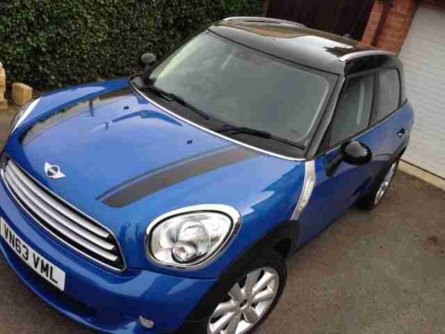 MINI COUNTRYMAN COOPER D DIESEL 2013 63 PLATE 1 OWNER 19800 MILES + chili pack