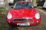 ONE 2003 1.6 MANUAL 3 DOOR HATCHBACK RED