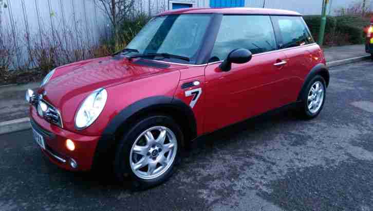 MINI One Seven 7 FMSH 2 Owners Beautiful Solar Red Sunroof Bluetooth