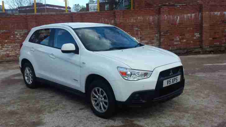 MITSUBISHI ASX 2,WHITE 1.6,2012 ON A 12 REG