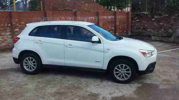 MITSUBISHI ASX 2,WHITE 1.6,2012 ON A 12 REG