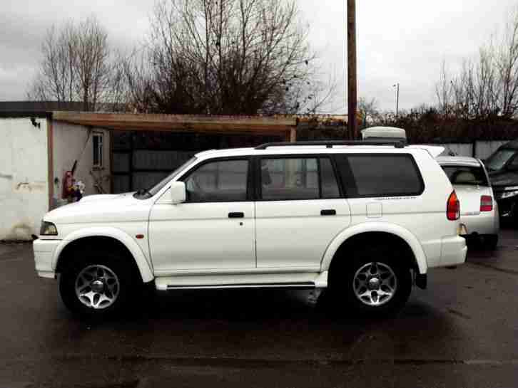 MITSUBISHI CHALLENGER SHOGUN SPORT 2.5 TD GLS 4WD TURBO DIESEL MANUAL RARE WHITE