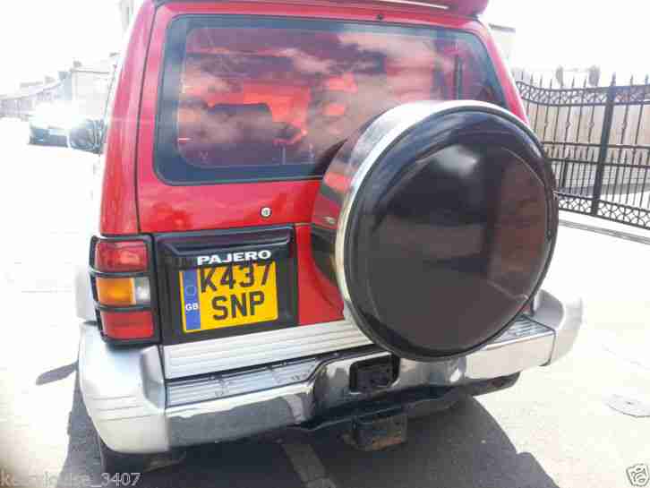 MITSUBISHI PAJERO 2.5TD RED/SILVER