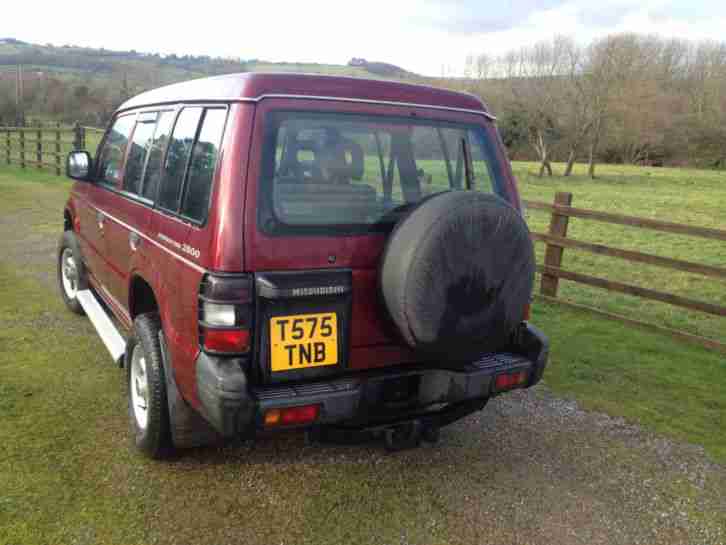 MITSUBISHI SHOGUN,2.8TD,YEARS MOT.1999 T REG,7 SEATS, VERY RELIABLE .*NO RESERVE