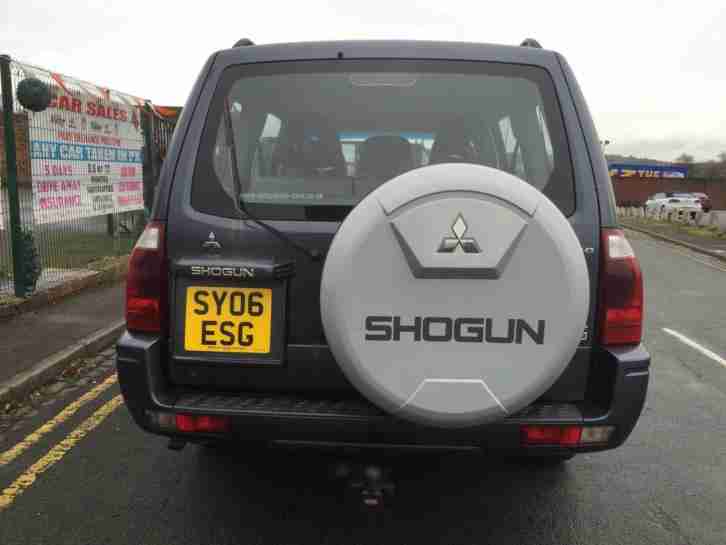 MITSUBISHI SHOGUN 3.2 DI-D FIELD LWB 2006 **LOW 100,845 MILES **SAT NAV **7 SEAT