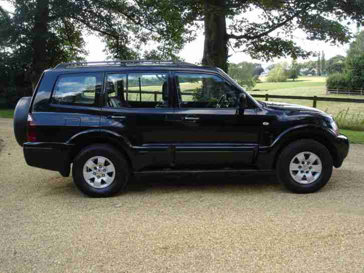 MITSUBISHI SHOGUN FIELD DI-D 56 PLATE AUTO DIESEL 4X4 BLACK 160 BHP 7 SEATS PX