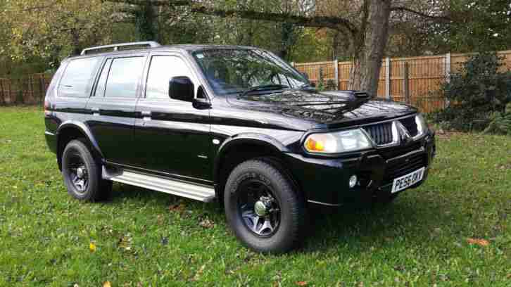 MITSUBISHI SHOGUN SPORT 2.5TD WARRIOR 4X4 LEATHER ALLOYS BLACK PAJERO L200 2.8
