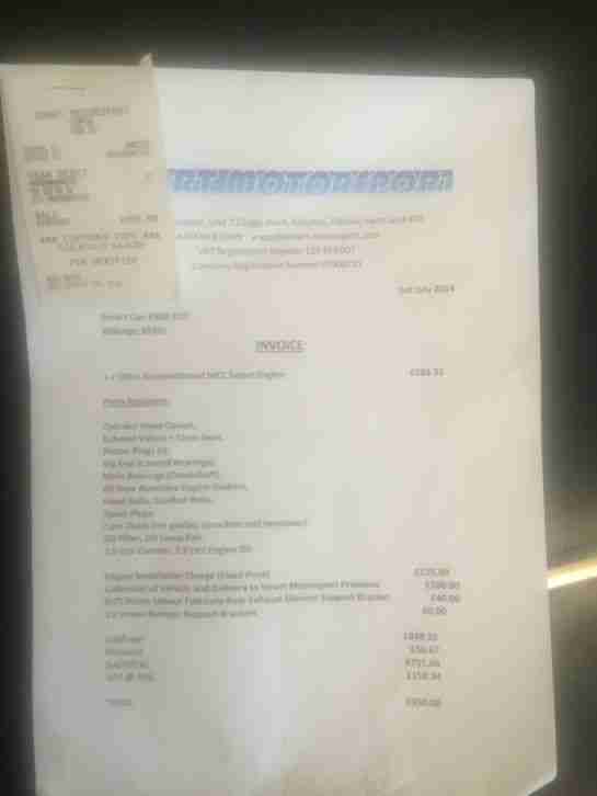 MOTOR HOME TOW CAR,A FRAME, SMART TOW, ELECTRONIC A FRAME,TOW CAR,REBUILT ENGINE