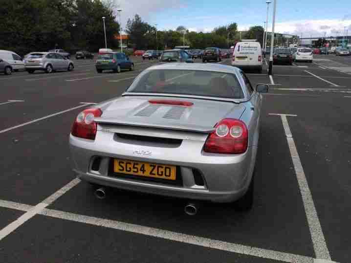 MR2 Roadster Silver, 2004 Hardtop, TTE Exhaust, factory fitted spoiler