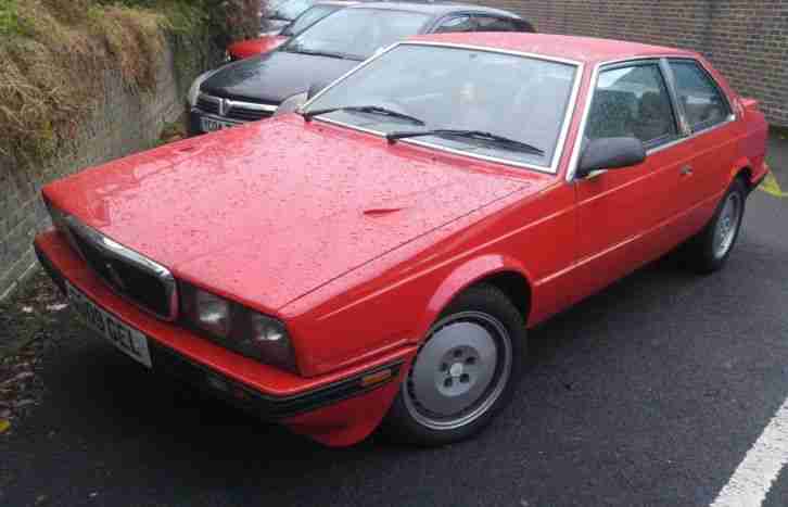 Maserati Biturbo 222e 2.8 injection twin turbo intercooler no cat 280hp new belt