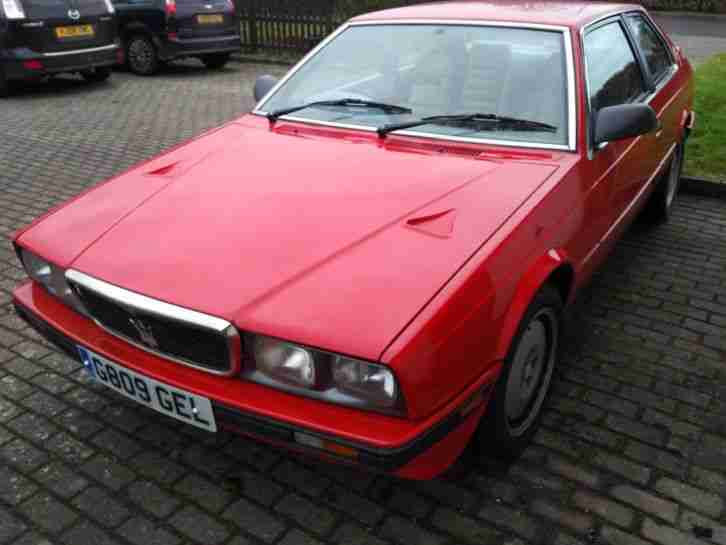 Maserati Biturbo 222e 2.8 injection twin turbo intercooler no cat 280hp new belt