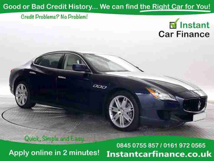 Maserati Quattroporte 3.0TD ( 275bhp ) Auto 2015MY GOOD/BAD CREDIT CAR FINANCE