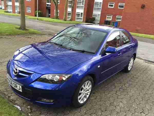 Mazda 3 Takara saloon Blue 69,000 miles excellent condition 2 owners from new