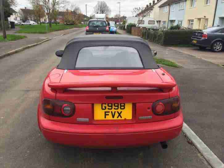 Mazda MX5 Mk1 Eunos 1.6 Auto Red