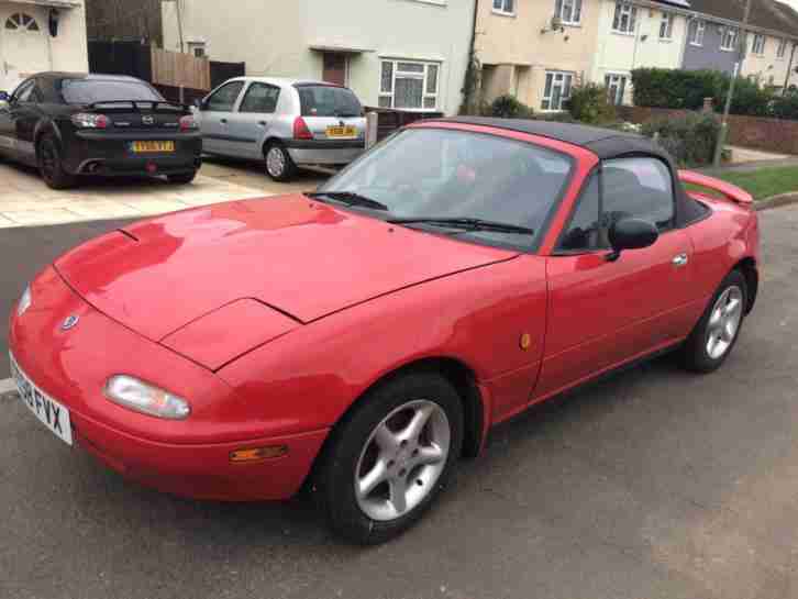 Mazda MX5 Mk1 Eunos 1.6 Auto Red