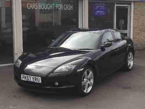 Mazda RX-8 1.3 192bhp,57 Reg,58k,Full Black Leather Heated Seats,12Months MOT,SH
