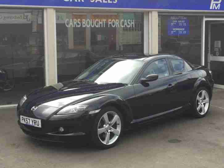 Mazda RX-8 1.3 192bhp,57 Reg,58k,Full Black Leather Heated Seats,12Months MOT,SH