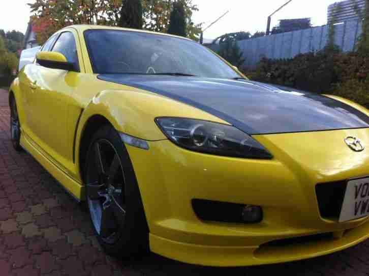 Mazda RX 8 231 PS WITH LPG 2003 YELLOW