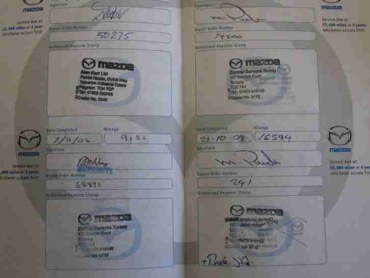 Mazda RX-8 RX8 231PS 1 OWNER 10 SERVICE STAMPS