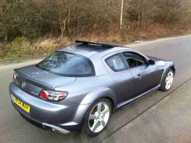 Mazda RX8 04 Reg (cheaper Tax) 81K miles Black Leather and Sunroof