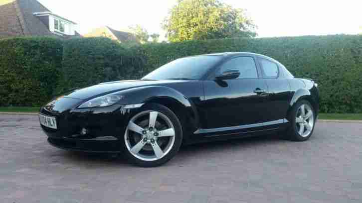 Mazda RX8, 2004, Black, 6-sp Manual, 85K, 1 Years MOT, 3 Previous Owners.