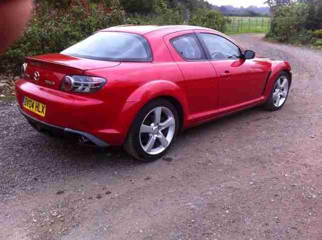 Mazda RX8 Red with Red Leather 2004