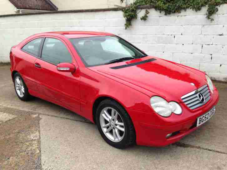 Mercedes-Benz C180 Kompressor 1.8 SE Sport Coupe Red