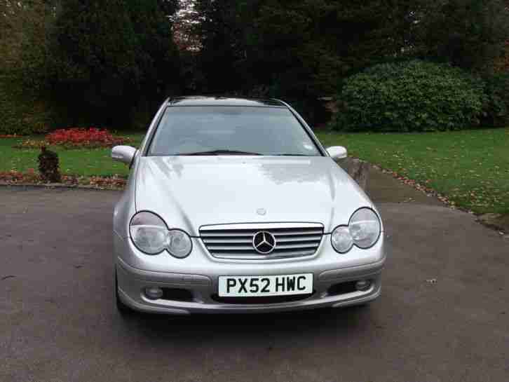 Mercedes-Benz C230 Kompressor 1.8 auto 2003 Panorama SE ONE OWNER 43,000 MILES