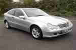 Mercedes C200 Kompressor coupe 3 door silver